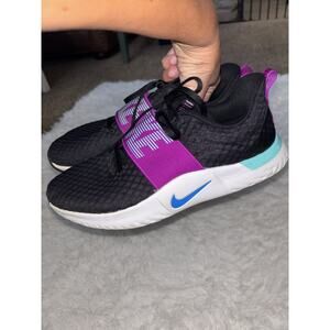 Nike Renew Women’s Sz. 9.5 Black ( Purple) Running Sneaker. ** Nt Desc**